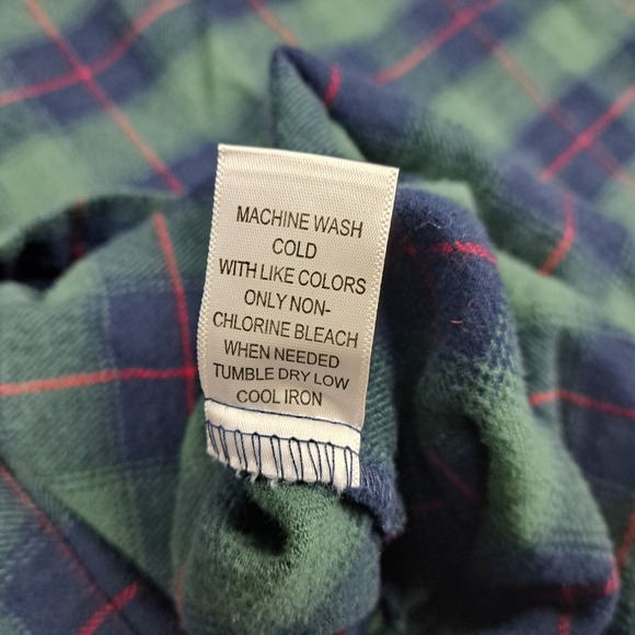 Playboy Flannel Shirt Mens Medium Tartan Plaid Button Up Flap Pocket Pacsun - Picture 9 of 11